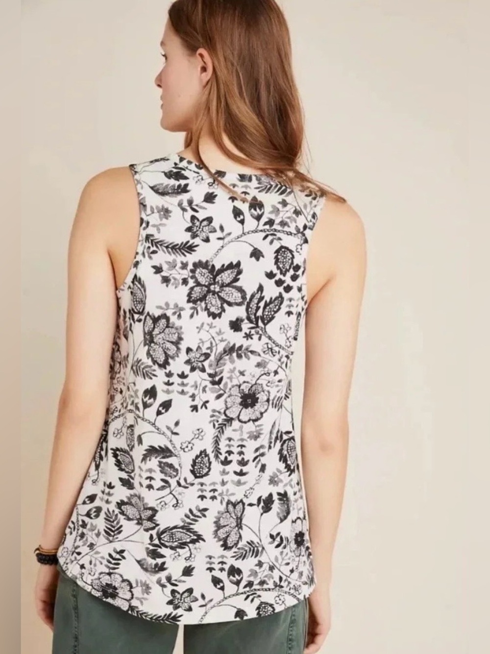 Anthropologie Maeve Bailee Button Down Pleated Top - Picture 2 of 8